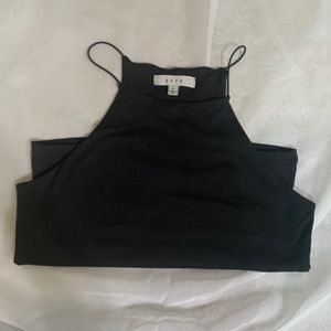 Black tank top